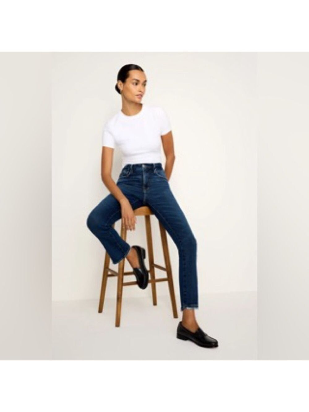 GOOD AMERICAN Good Legs Straight Jeans